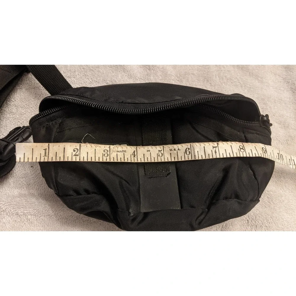 Caribee Compact Travel Waist Pack, Moonlite, Black, 90s, Vintage, Hiking